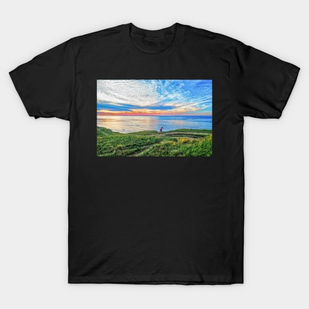 Sunset at The Coast T-Shirt by vincentjnewman